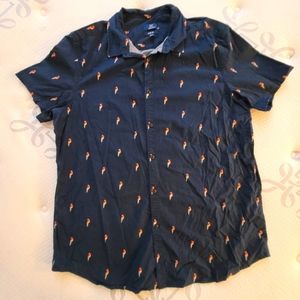 George Short Sleeve Shirt  Size XL